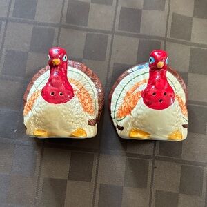 Turkey Salt and Pepper Shakers